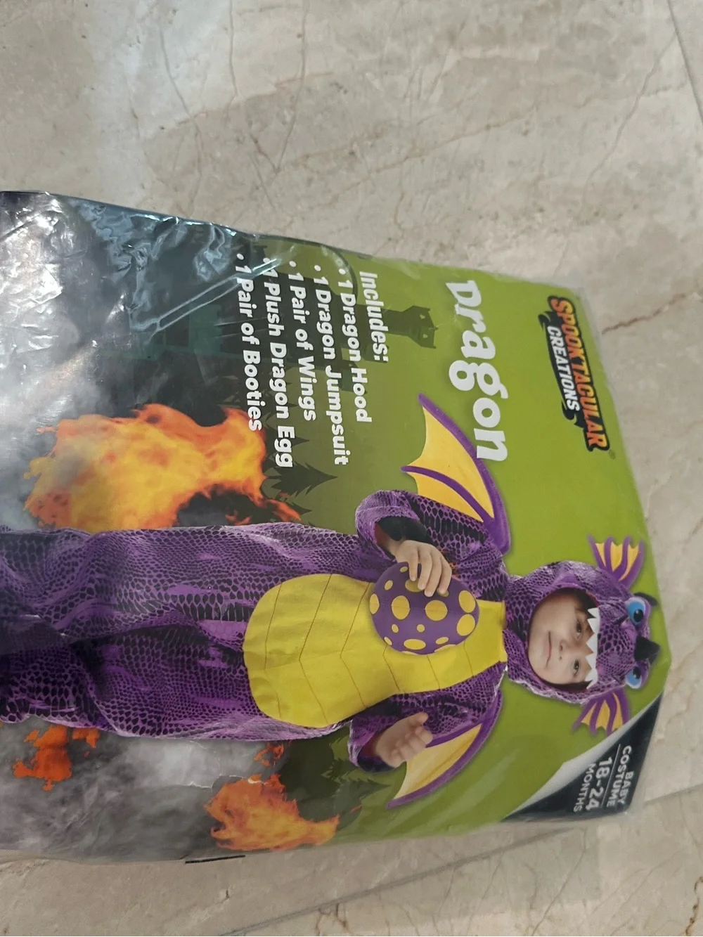 Dragon costume Halloween baby Sz 18-24 months New in packaging